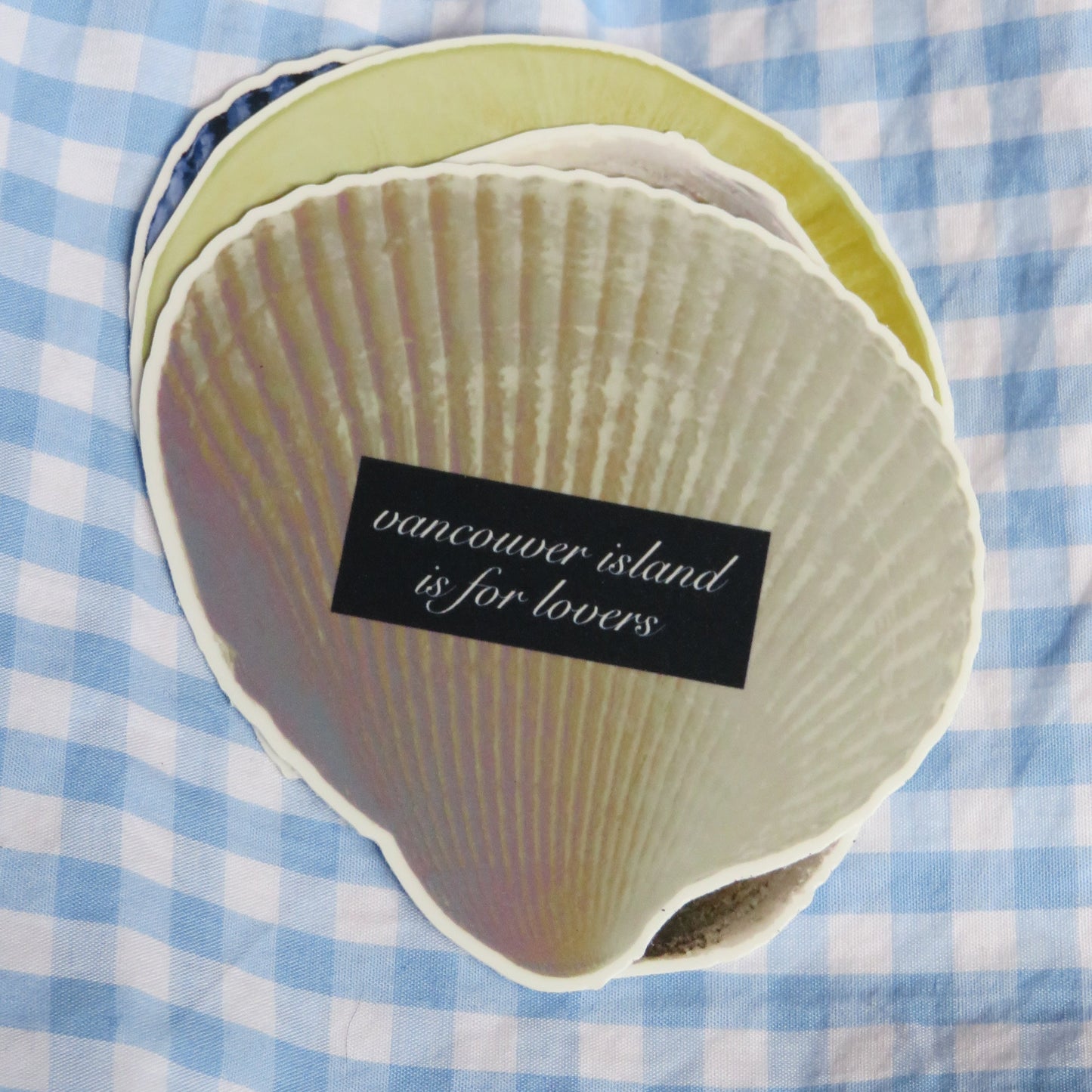 3" vancouver island shell sticker