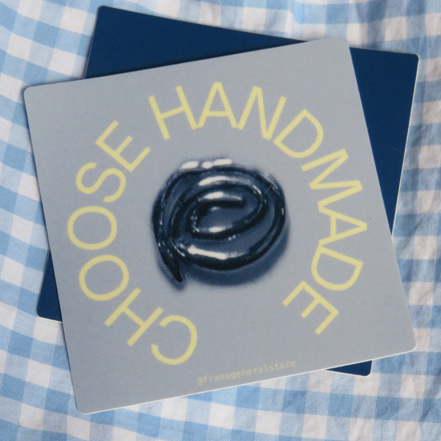 3" choose handmade sticker