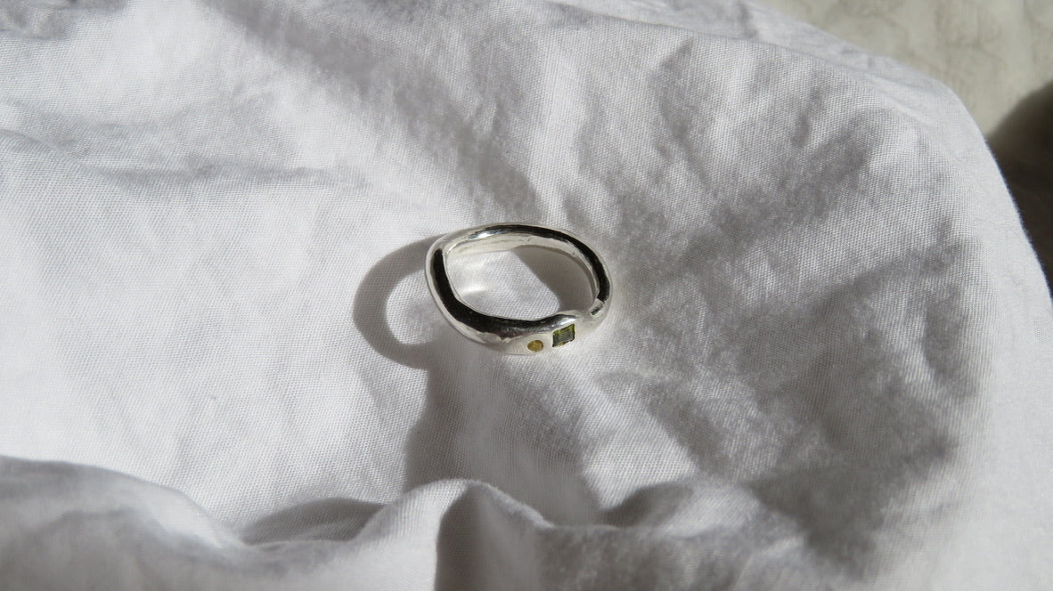Solid fine silver rings