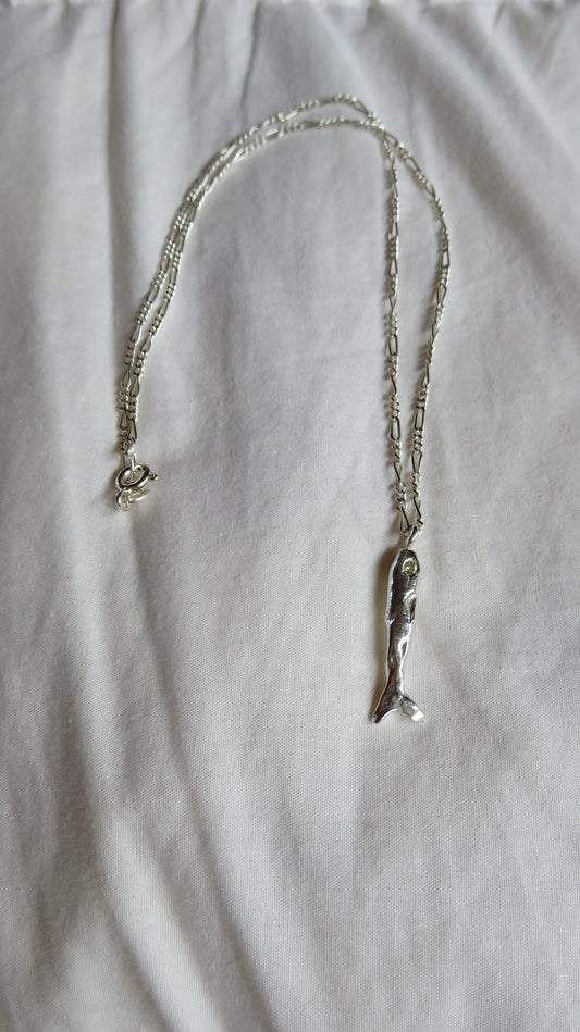 The fish charm necklace