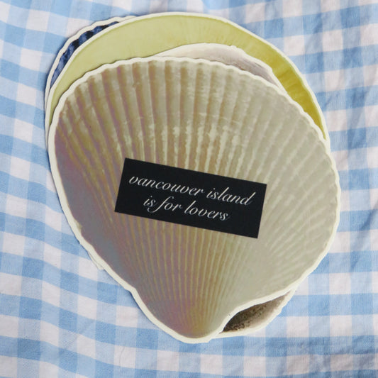 3" vancouver island shell sticker